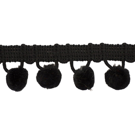 Black pom pom trim to buy online