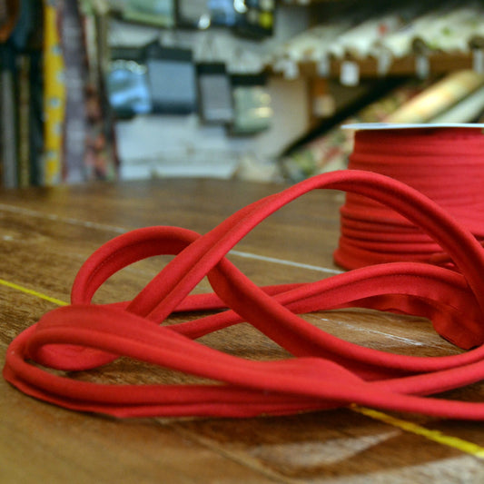 Red Covered Insert Piping for Cushions