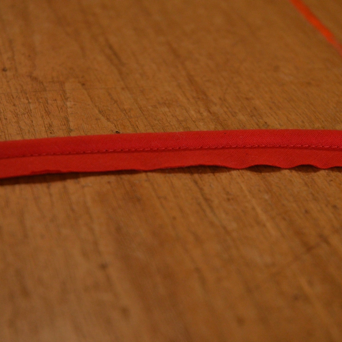 Bright Red Covered Insert Piping for Cushions