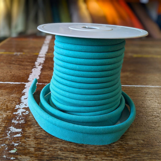 Turquoise Covered Insert Piping for Cushions
