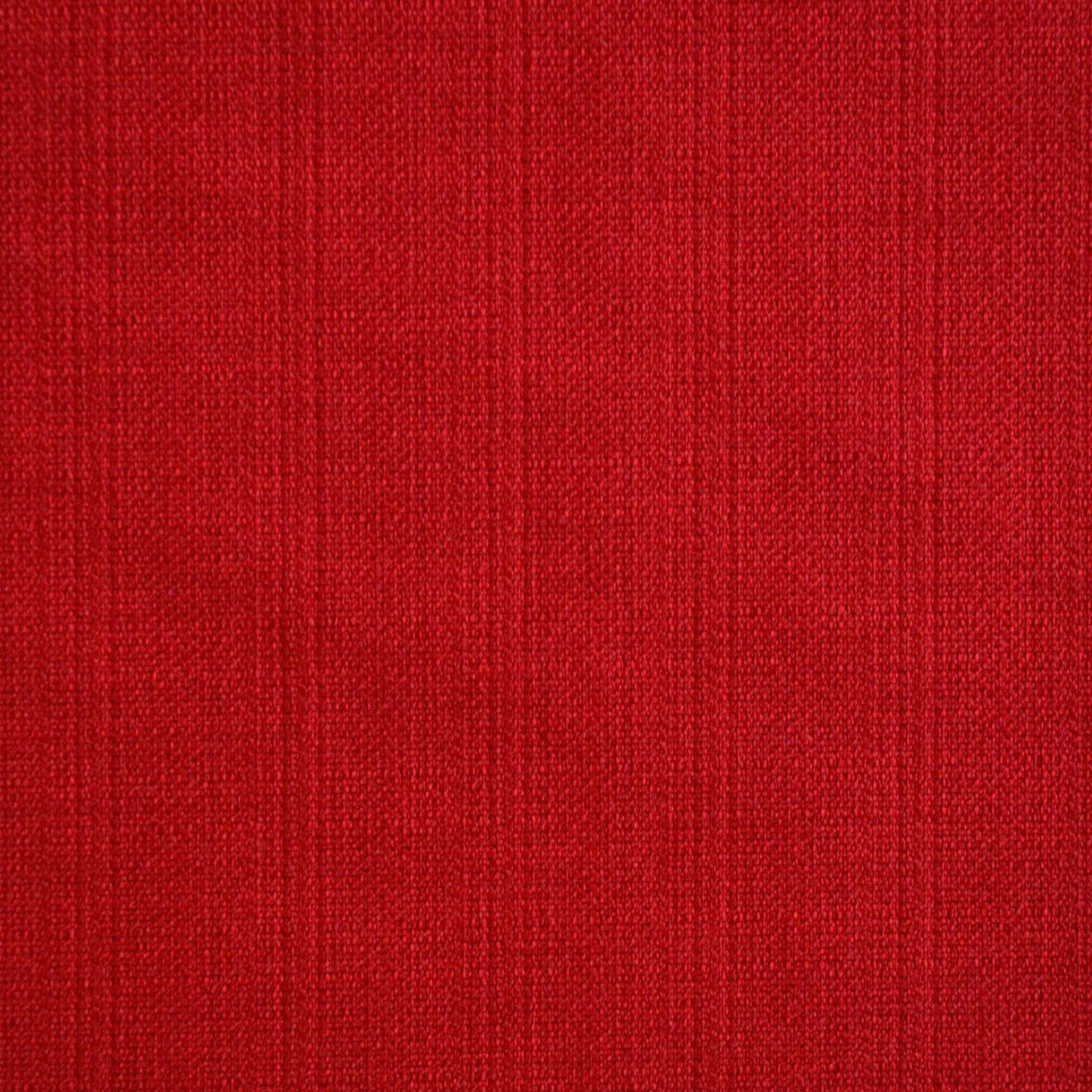 Cranberry Red Linen Look Polyester Furnishing Fabric