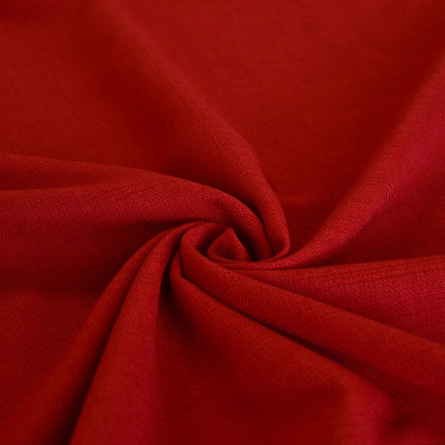 Cranberry Linen Look Polyester Furnishing Fabric for curtains