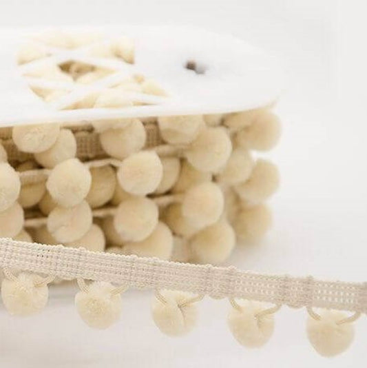 Creampom pom trim to buy online