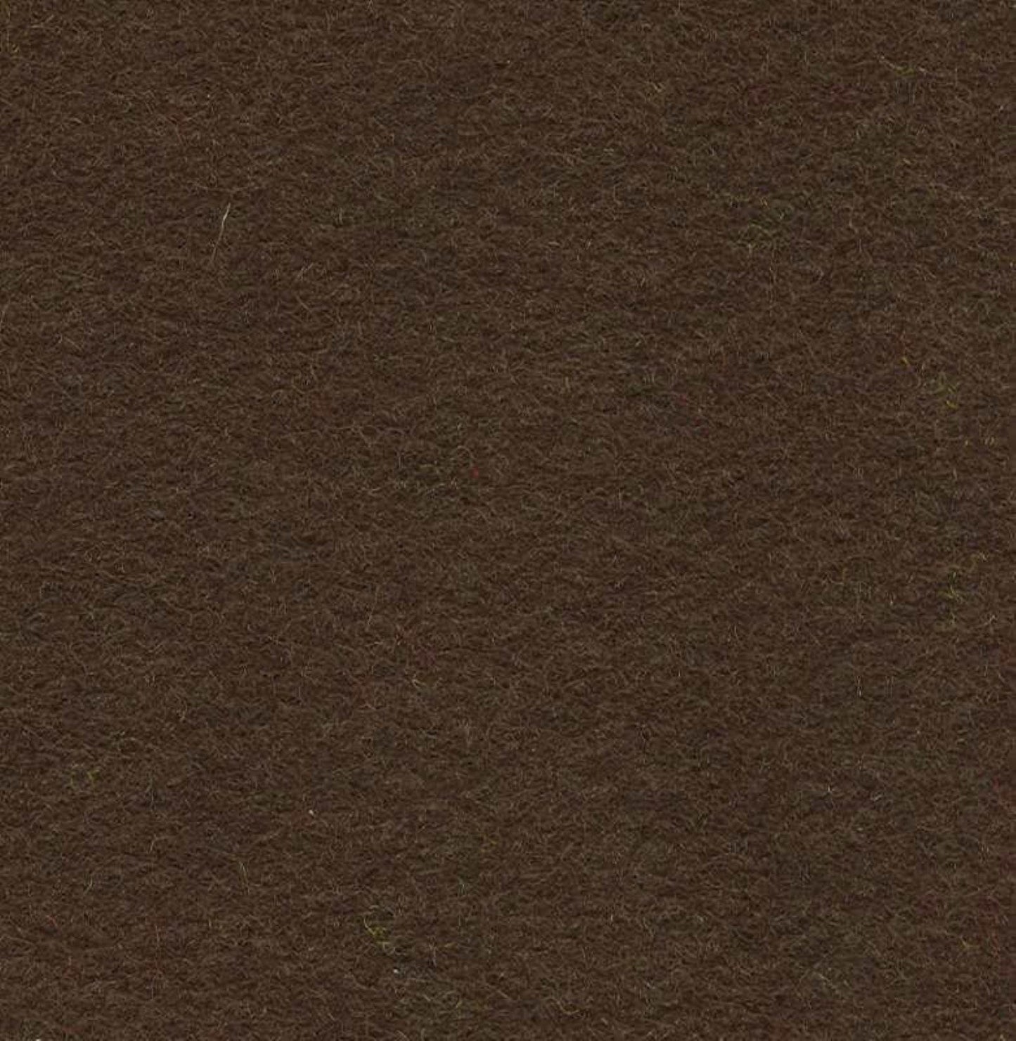Dark brown wool viscose felt fabric to buy online