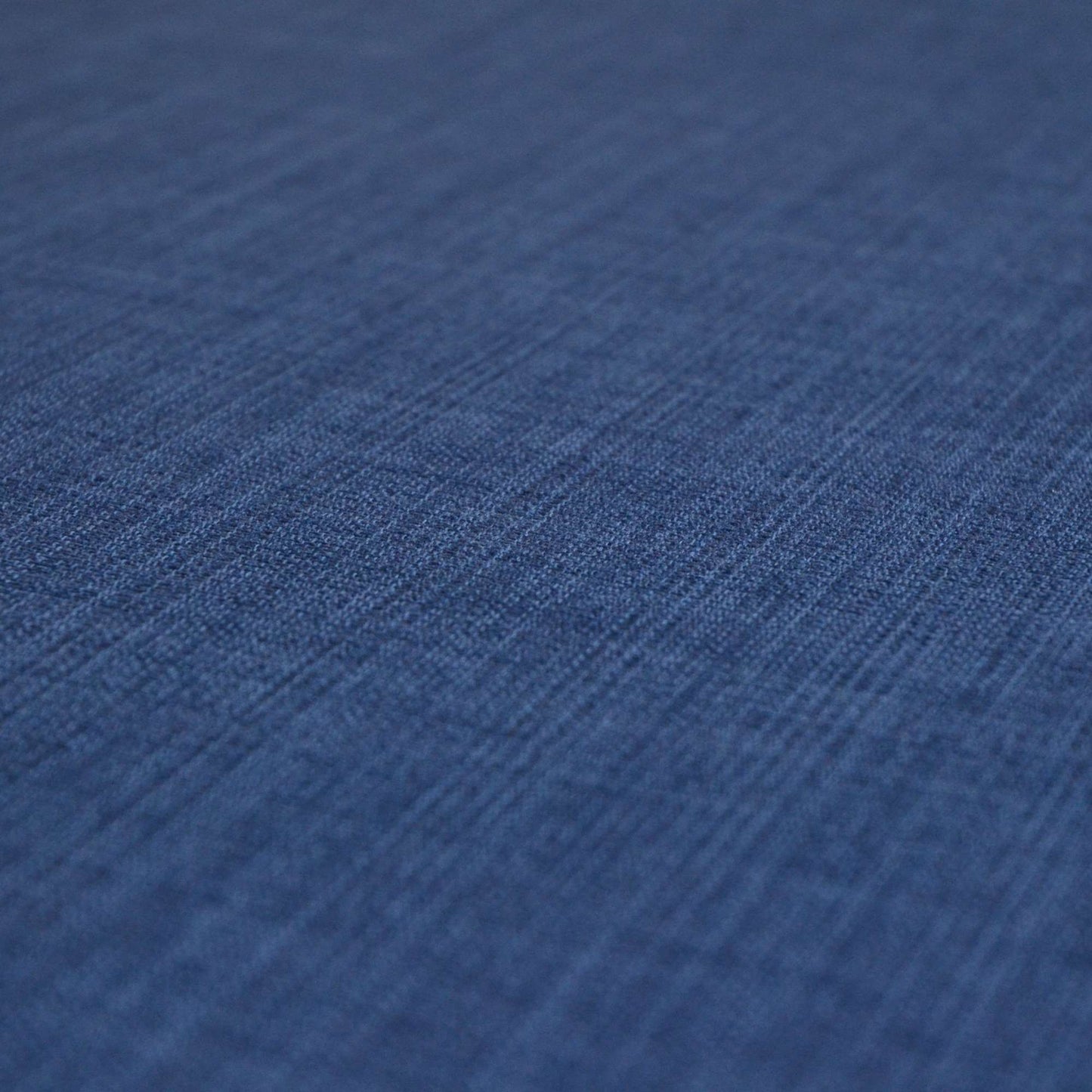 Denim Blue Linen Look Polyester Furnishing Fabric
