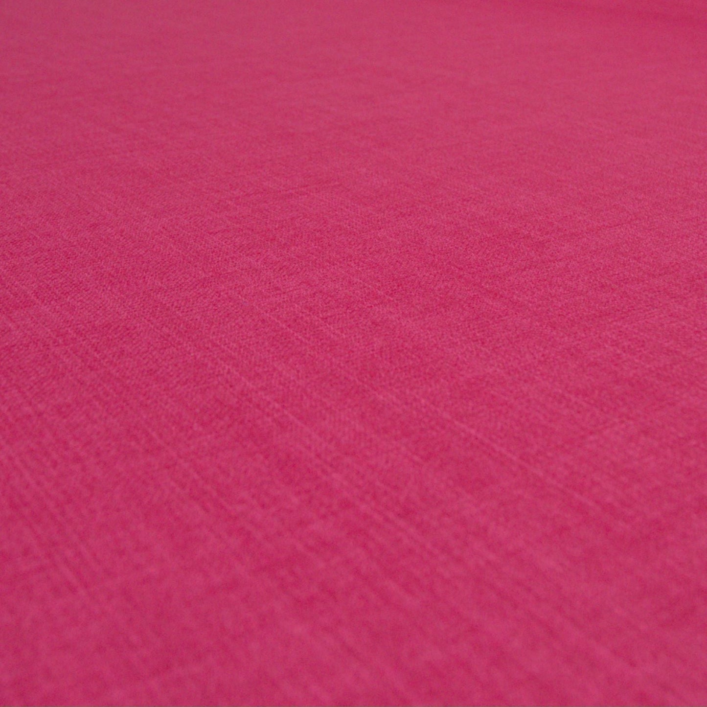 Bright Pink Linen Look Polyester Furnishing Fabric