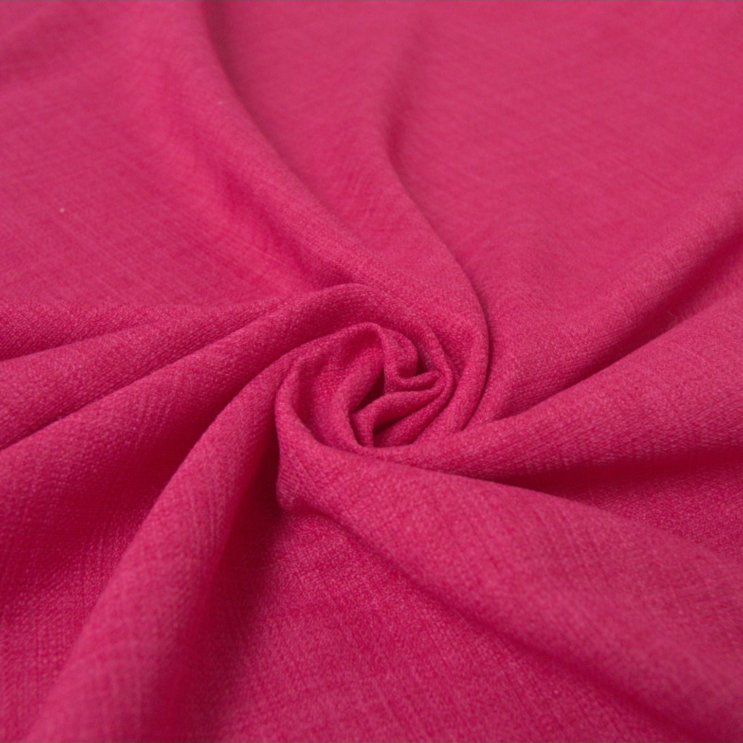 Fuschia Linen Look Polyester Furnishing Fabric for curtains