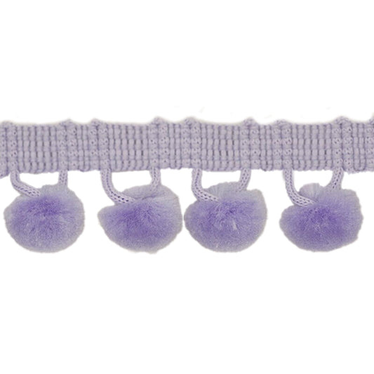 Lilac pom pom trim to buy online