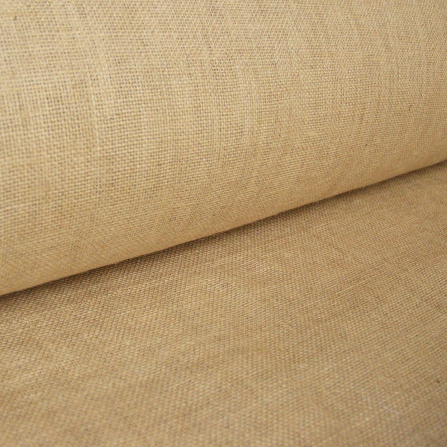 Furnishing hessian fabric on a roll