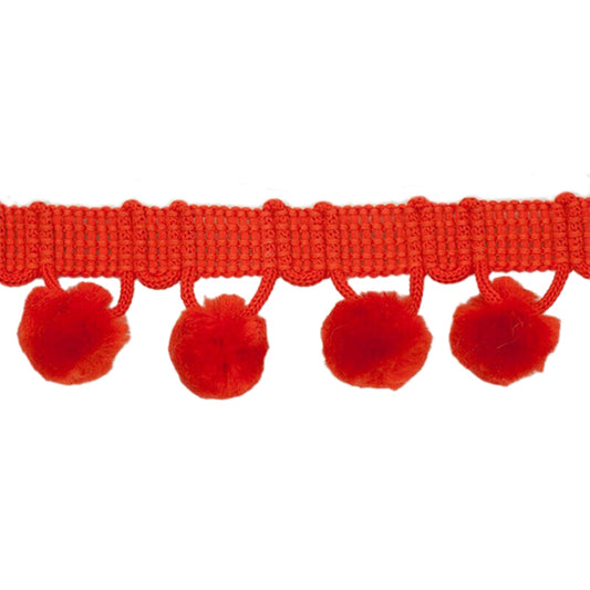 Orange pom pom trim to buy online