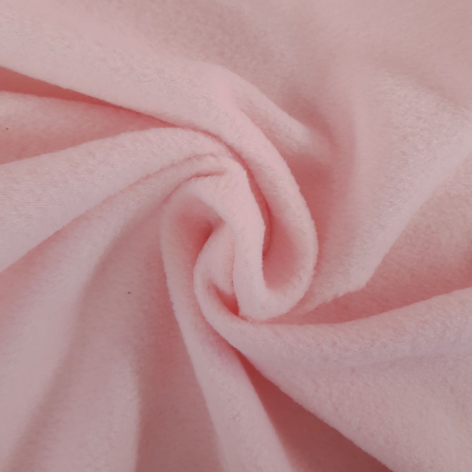Pale Pink Fleece Fabric to buy online by the metre