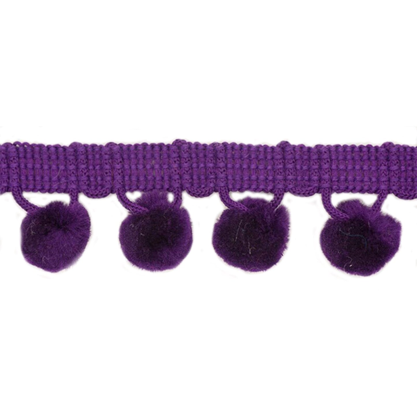 Purple pom pom trim to buy online