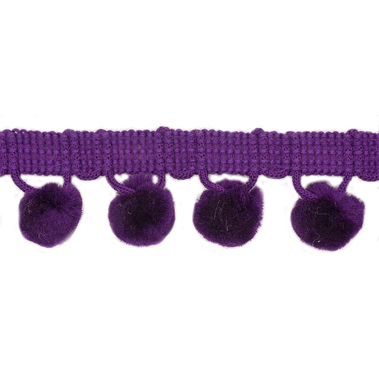 Purple pom pom trim to buy online