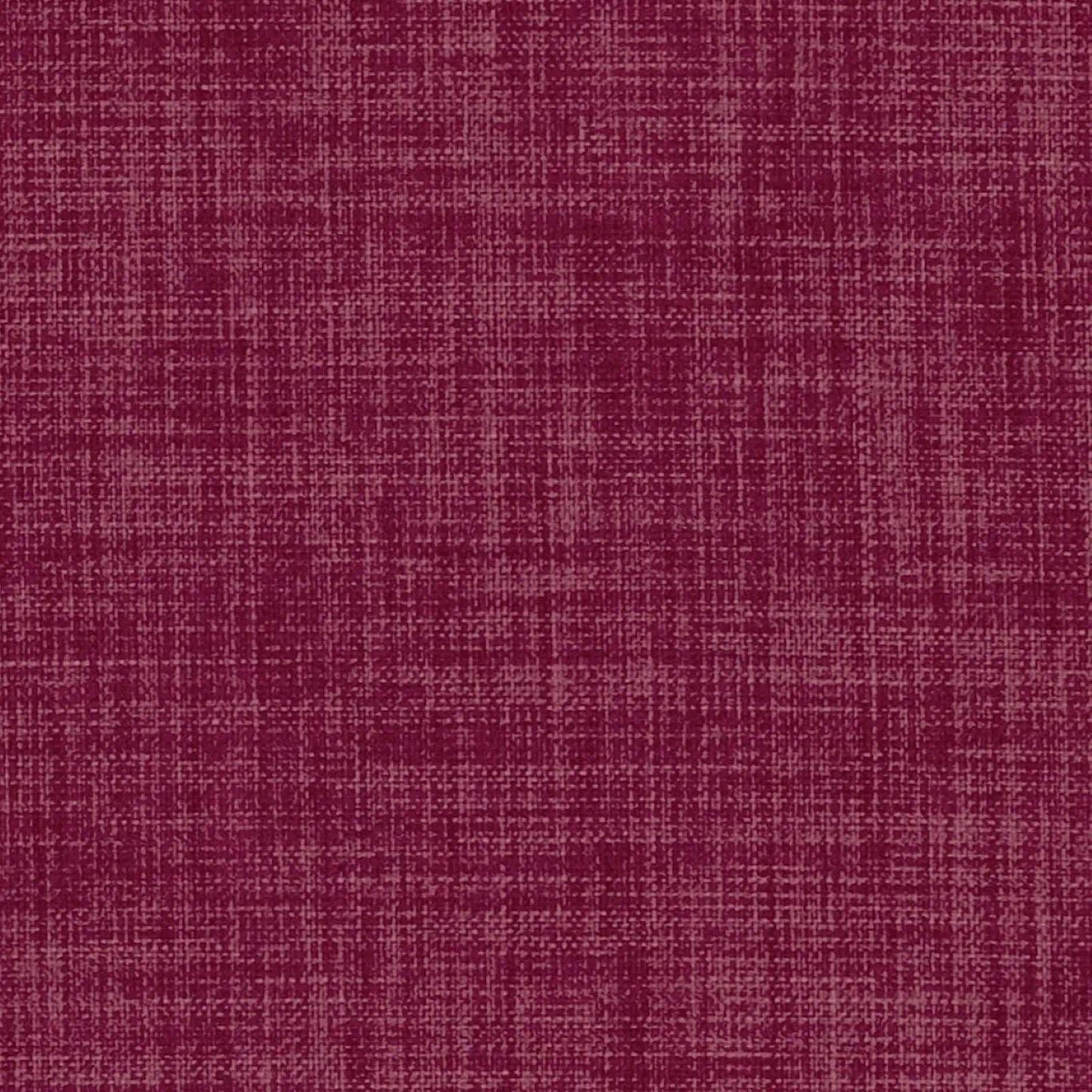 Raspberry Pink Linen Look Polyester Furnishing Fabric