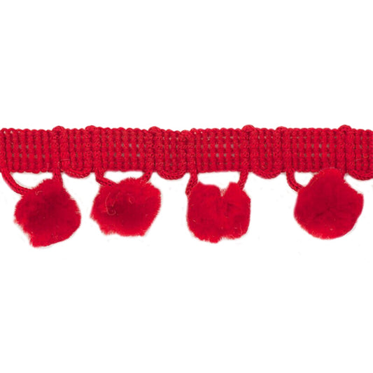 Red pom pom trim to buy online