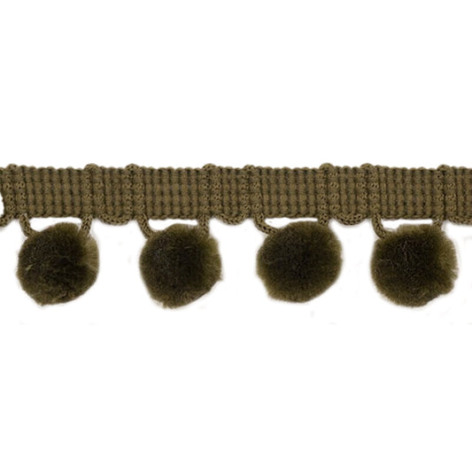 Sage green pom pom trim to buy online