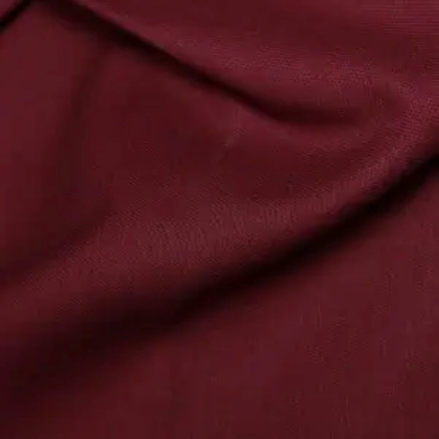 Wine Red Cotton Drill Fabric with a diagonal twill weave