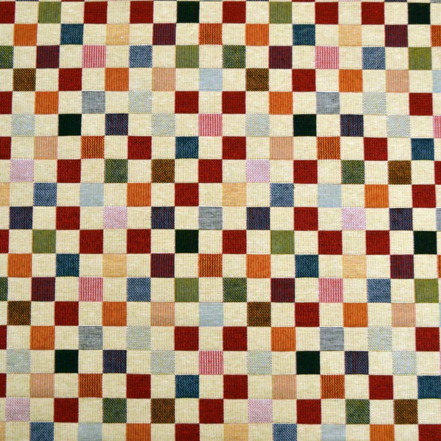 Woven Squares Tapestry Furnishing Fabric