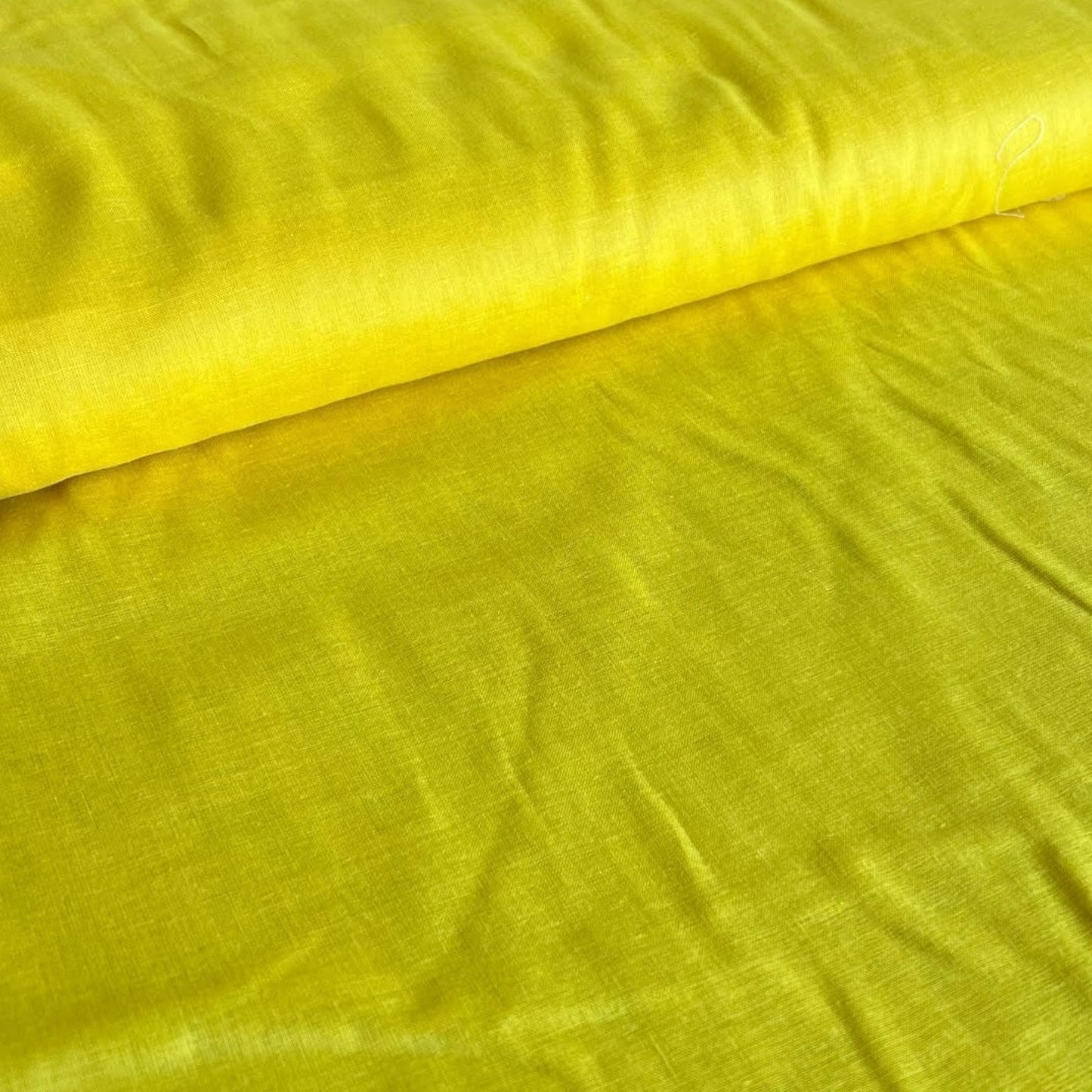 Narrow Bright Yellow Draping Voile