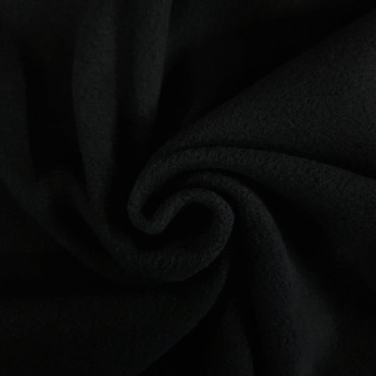 Black Fleece Fabric to buy online by the metre