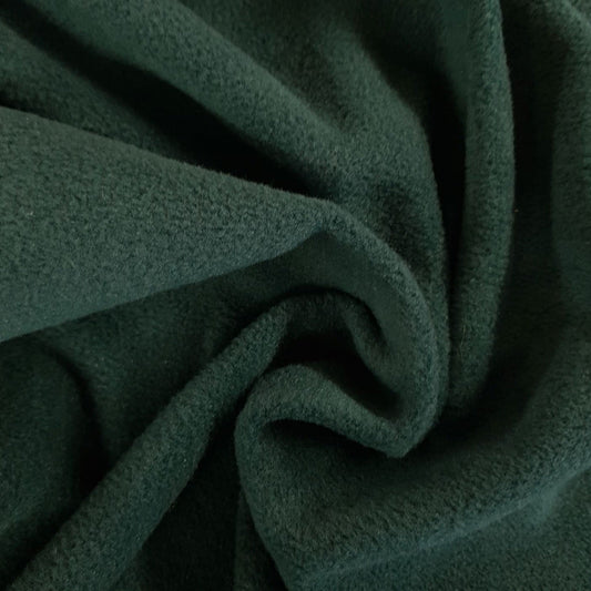 Bottle Green Fleece Fabric to buy online by the metre