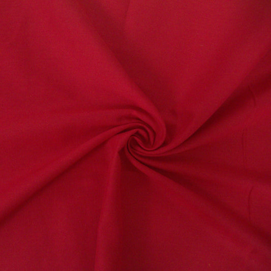 Bright Red Voile fabric for lining or draping