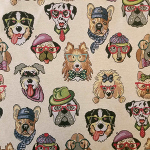 Cartoon Dogs Tapestry furnishing fabric