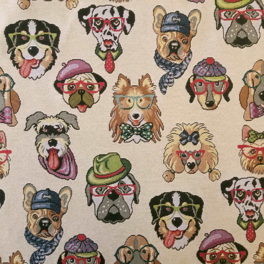 Cartoon Dogs Tapestry furnishing fabric