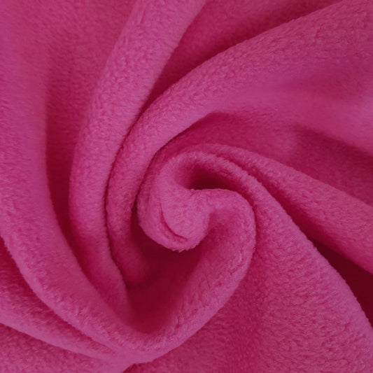 Cerise Pink Fleece Fabric to buy online by the metre