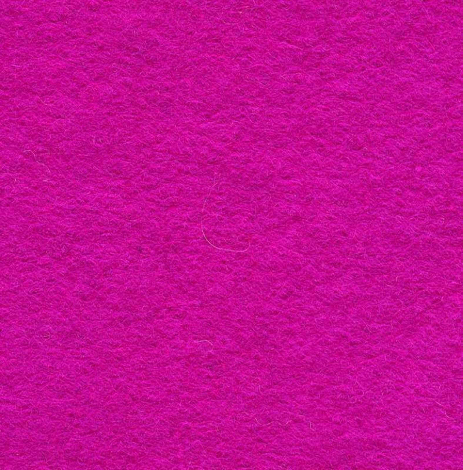 Cerise pink wool viscose felt fabric to buy online