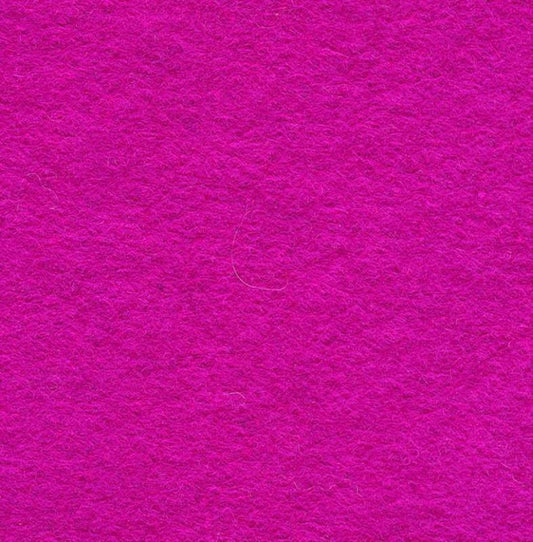 Cerise pink wool viscose felt fabric to buy online