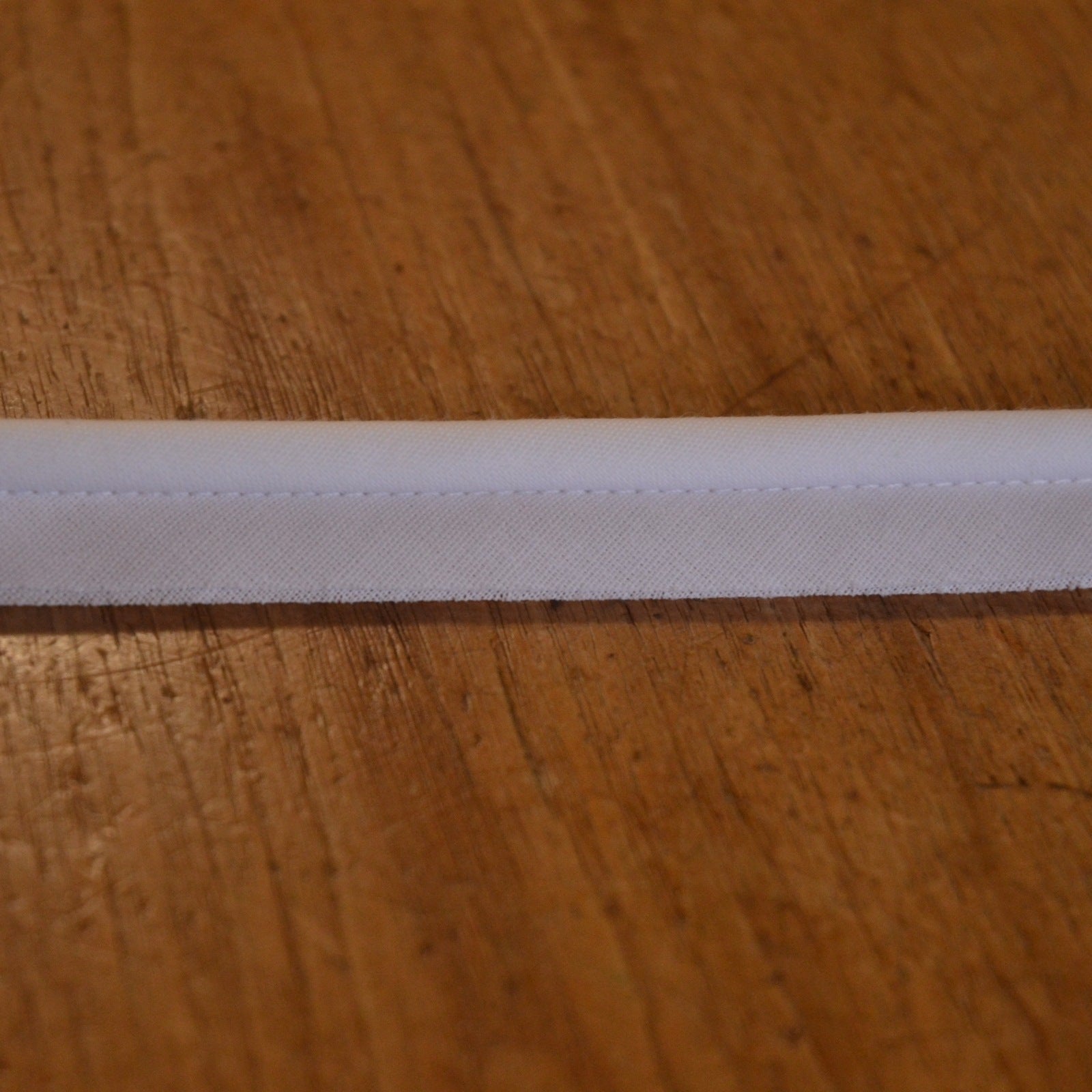 Bright White Covered Insert Piping for Cushions