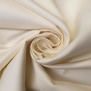 Cream cotton curtain lining available online by the metre