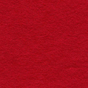 Crimson red wool viscose felt fabric to buy online