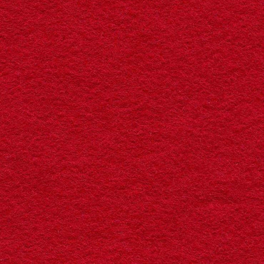 Crimson red wool viscose felt fabric to buy online