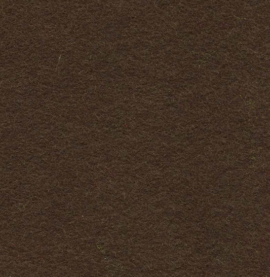 Dark brown wool viscose felt fabric to buy online