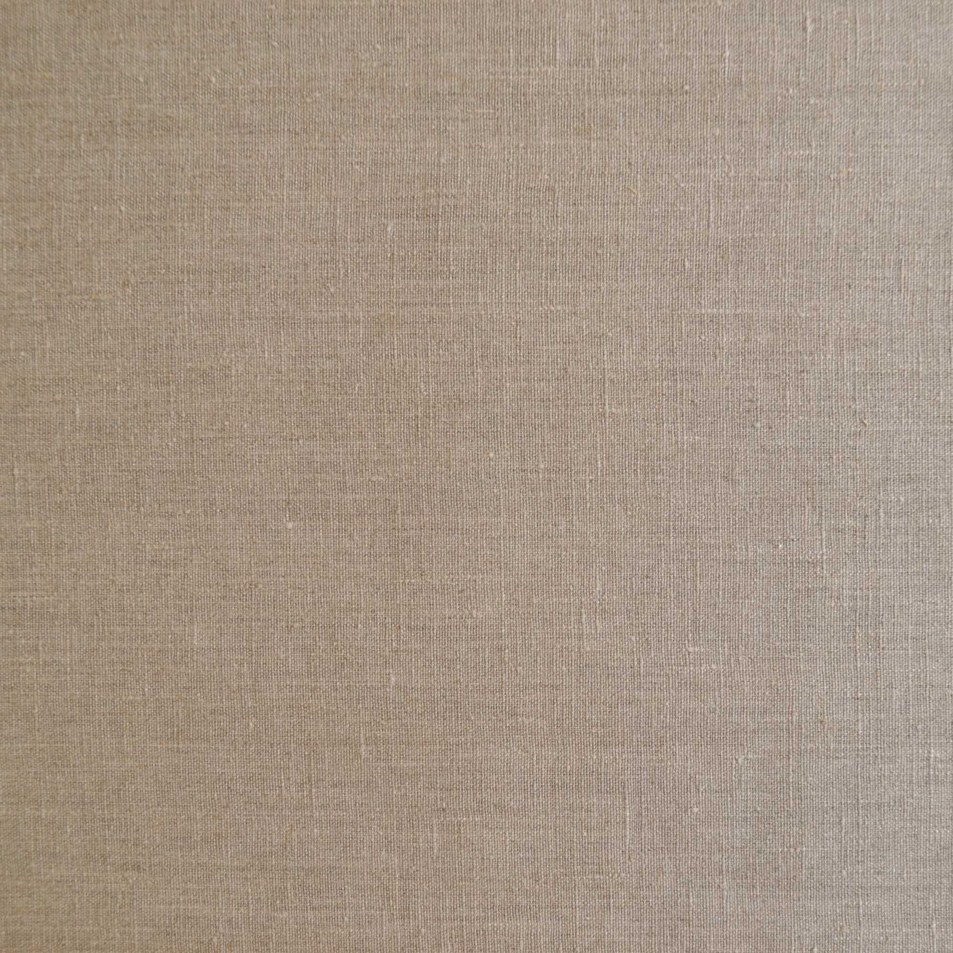 Dark Fleck Natural Linen Twill Weave Fabric to buy online