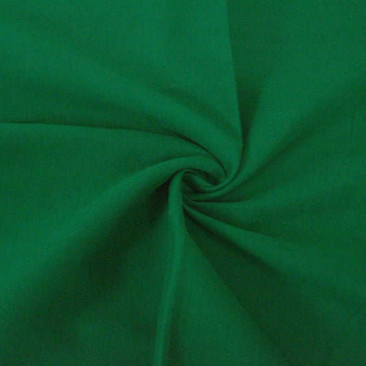 Emerald Green voile fabric for lining or draping