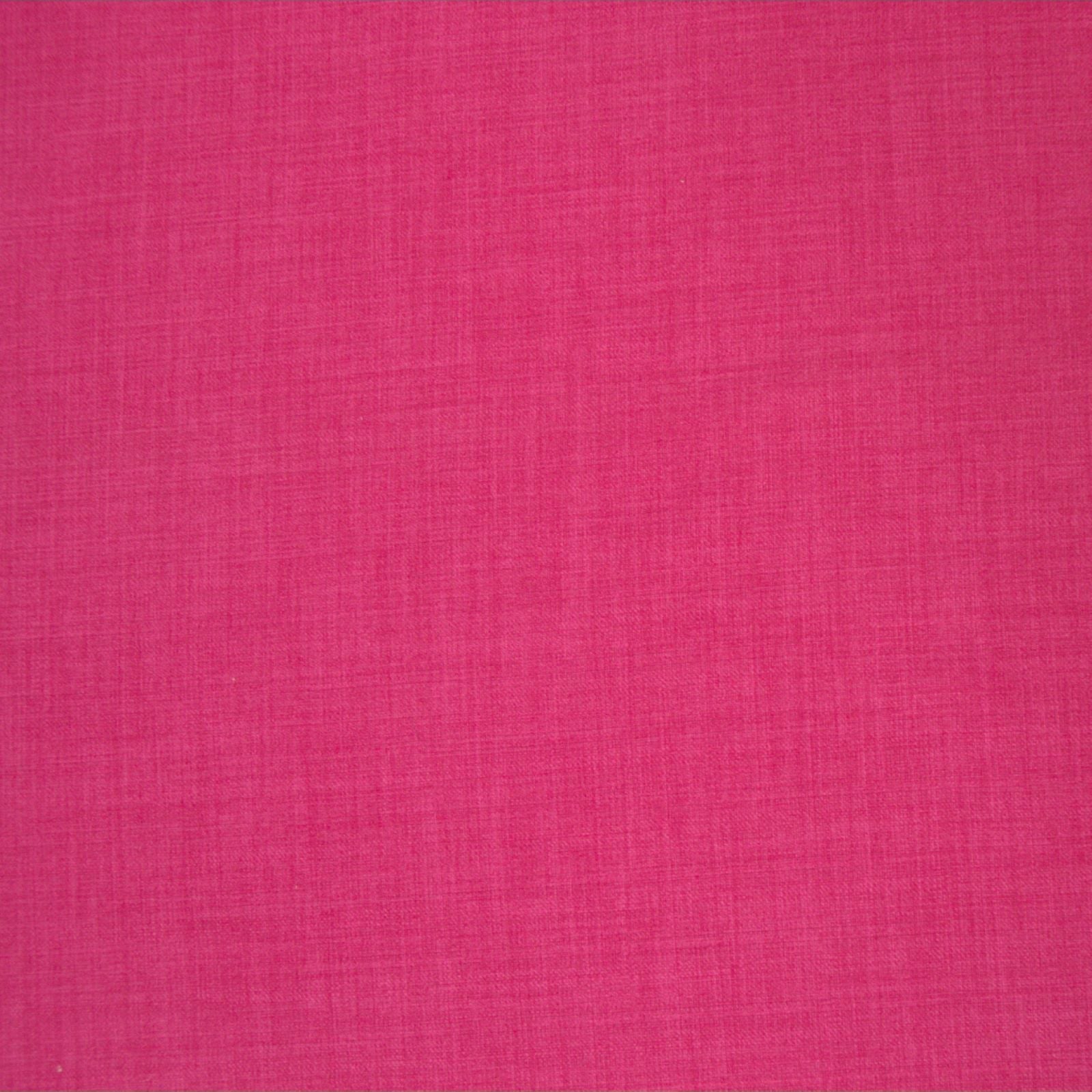 Fuschia Pink Linen Look Polyester Furnishing Fabric