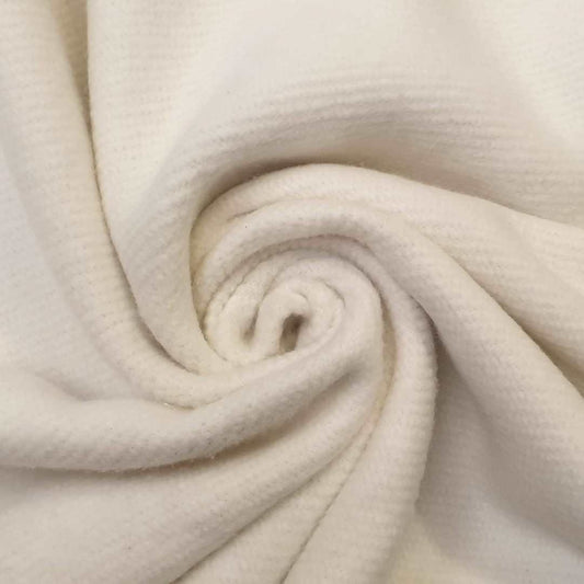 Poylester curtain interlining bump in cream, heavyweight