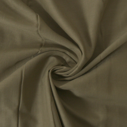 Khaki Green voile fabric for lining or draping