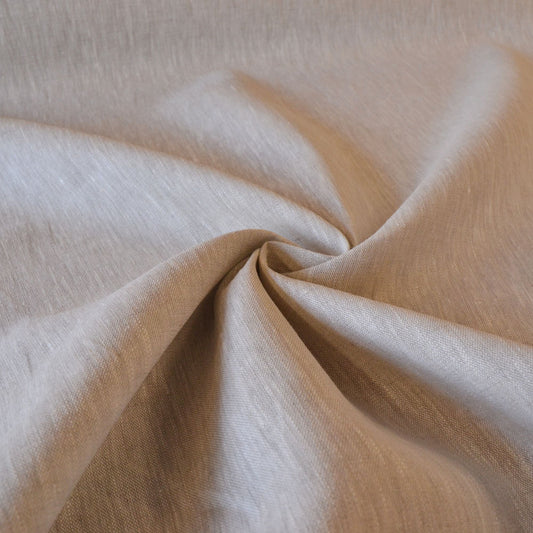 Light coloured Linen fabric for curtains or upholstery