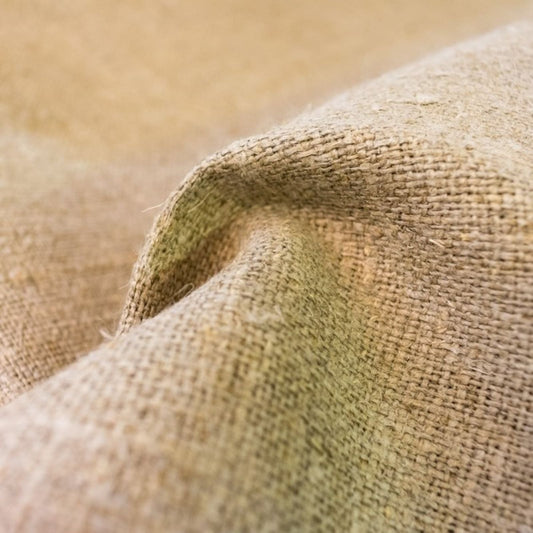 Rustic coarse linen fabric for upholstery or crafts