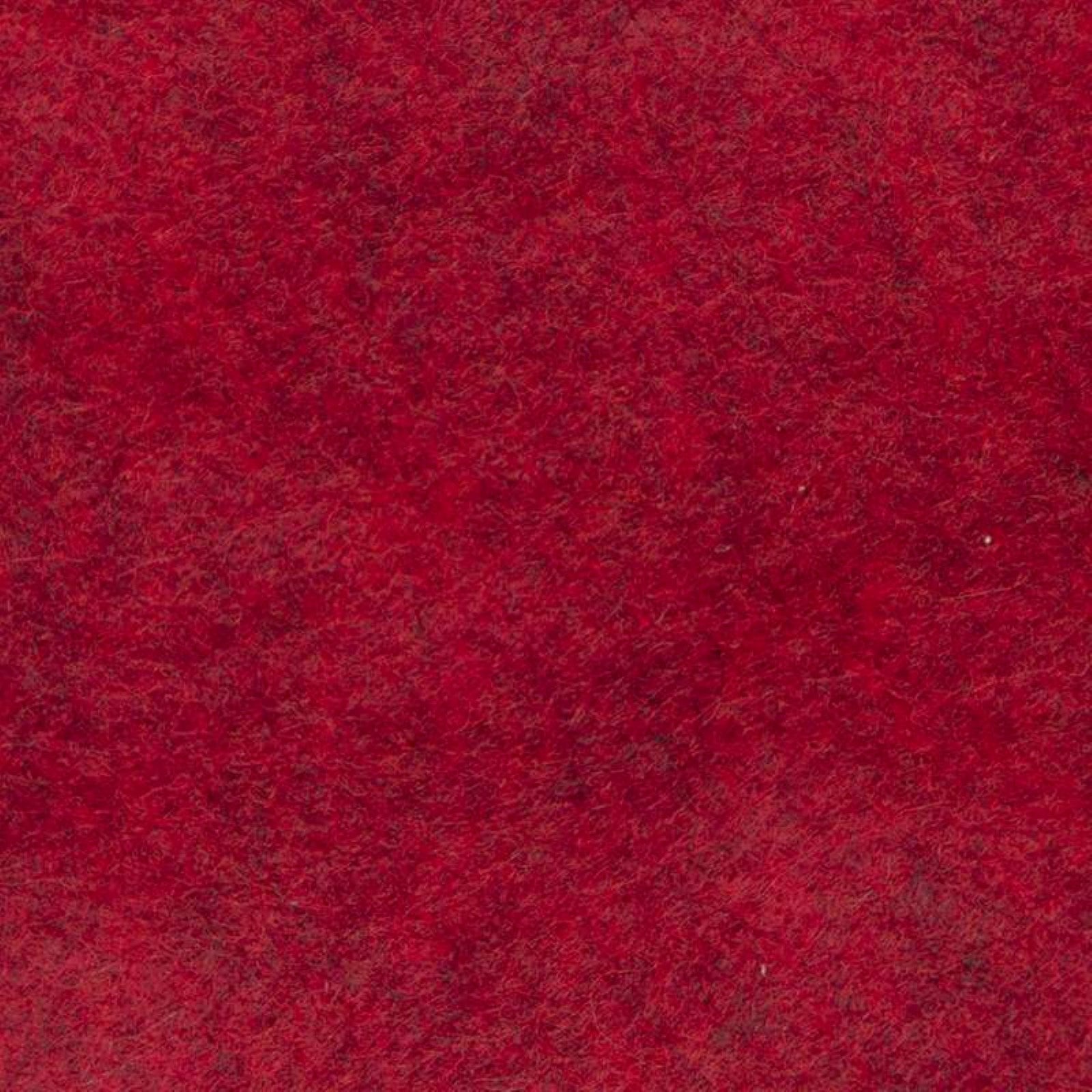 Marl red wool viscose felt fabric to buy online