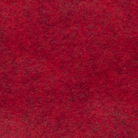 Marl red wool viscose felt fabric to buy online