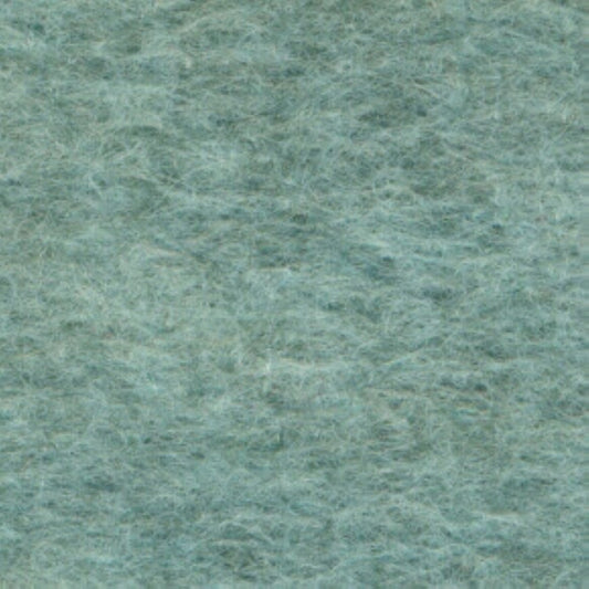 Marl turquoise wool viscose felt fabric to buy online