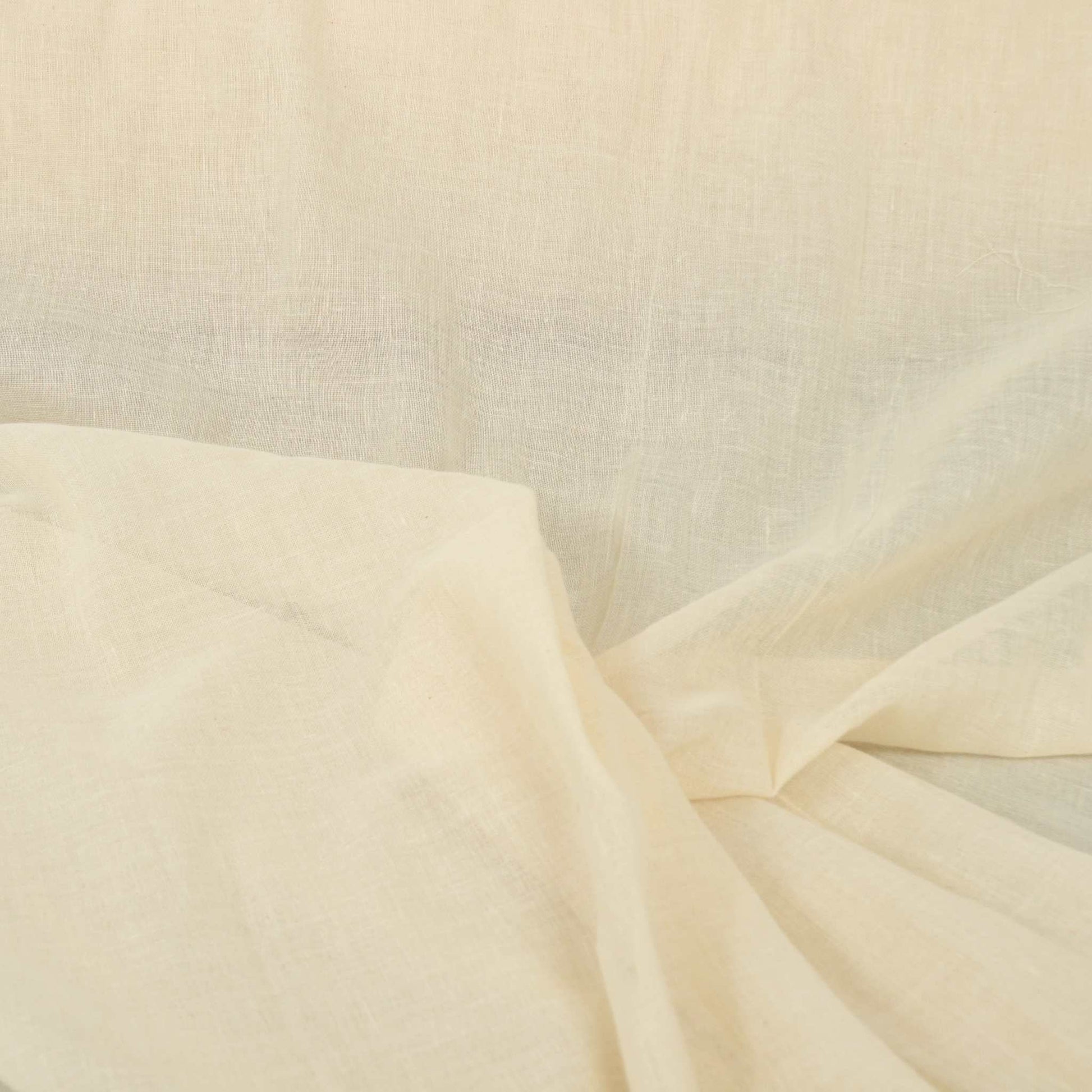 Window draping muslin unbleached undyed