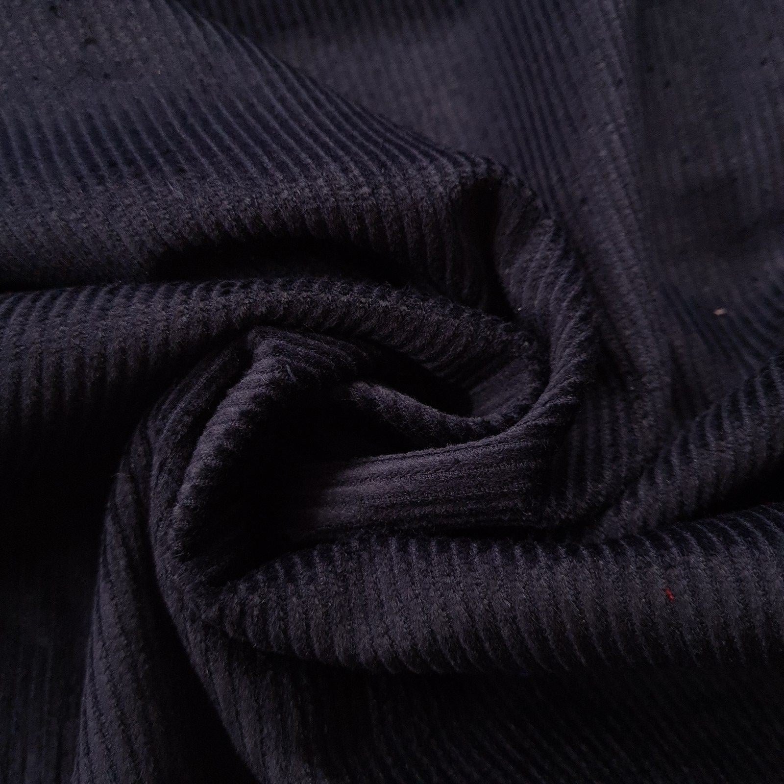 Navy 8 wale Corduroy Fabric
