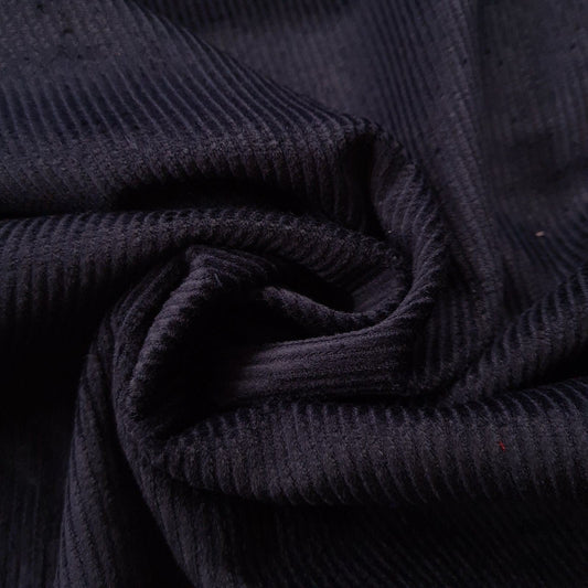 Navy 8 wale Corduroy Fabric