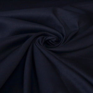 Navy Cotton Drill Fabric for dressmaking or cushions